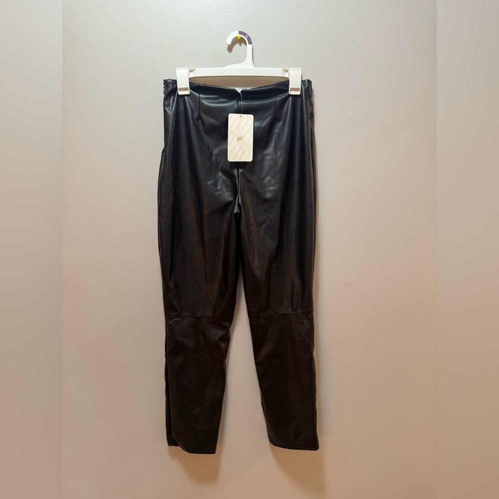 Leather Fabletics Leggings NWT